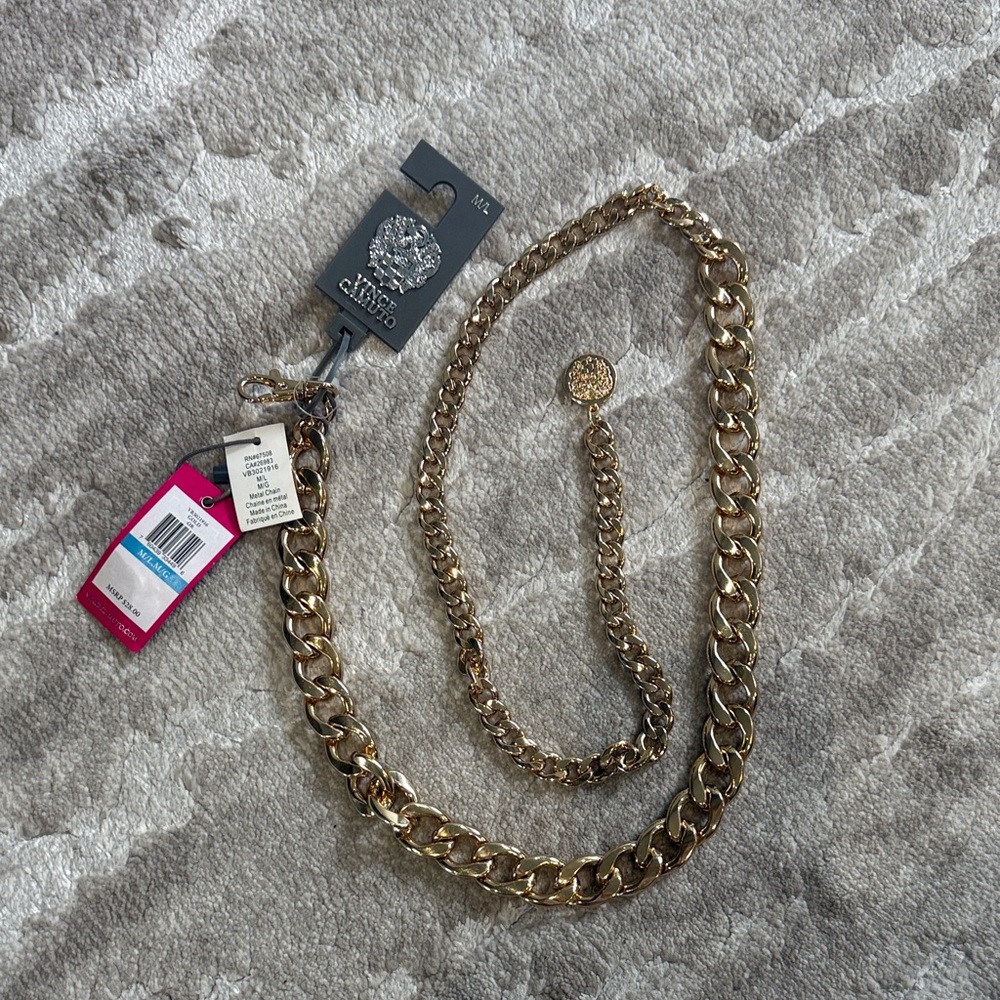 Vince Camuto Gold Chain Belt